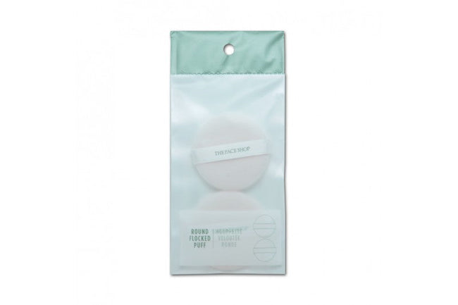 THEFACESHOP DAILY BEAUTY TOOLS ROUND FLOCKED PUFF