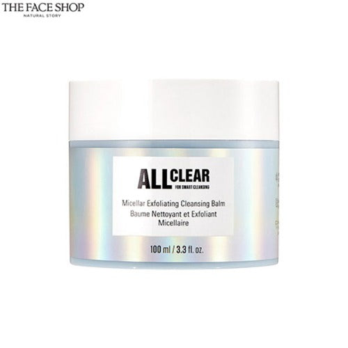 THEFACESHOP ALL CLEAR MICELLAR EXFOLIATING CLEANSING BALM