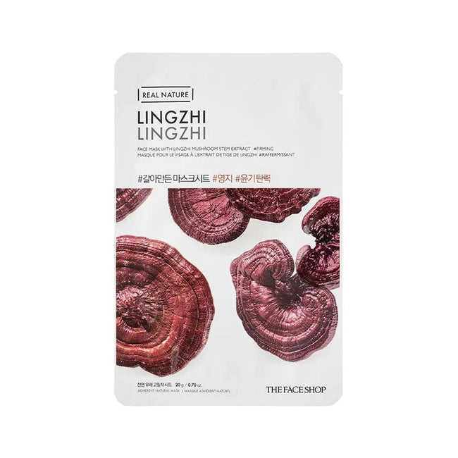 THEFACESHOP REAL NATURE LINGZHI FACE MASK(GZ)