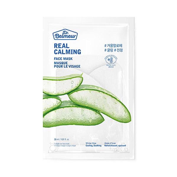 THEFACESHOP DR.BELMEUR REAL CALMING FACE MASK - WINTER ALOE