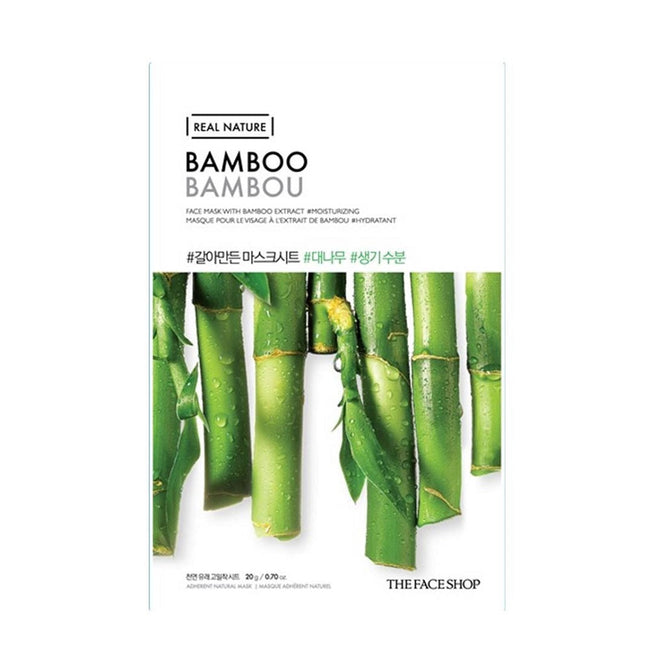 THEFACESHOP REAL NATURE BAMBOO FACE MASK(GZ)(Buy 10 Real Nature Mask >> Get 5 Real Nature Mask)