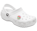 CROCS JIBBITZ™ CHARM Rainbow Peace Sign