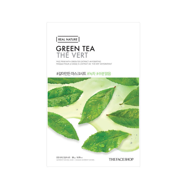 THEFACESHOP REAL NATURE GREEN TEA MASK SHEET.2017