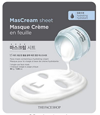 THEFACESHOP INTENSE HYDRATING MASCREAM SHEET