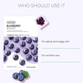 THEFACESHOP REAL NATURE BLUEBERRY FACE MASK(GZ)(Buy 10 Real Nature Mask >> Get 5 Real Nature Mask)