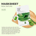 THEFACESHOP REAL NATURE ALOE FACE MASK(GZ)(Buy 10 Real Nature Mask >> Get 5 Real Nature Mask)