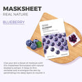 THEFACESHOP REAL NATURE BLUEBERRY FACE MASK(GZ)(Buy 10 Real Nature Mask >> Get 5 Real Nature Mask)