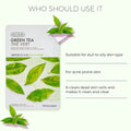 THEFACESHOP REAL NATURE GREEN TEA FACE MASK(GZ) (Buy 10 Real Nature Mask >> Get 5 Real Nature Mask)