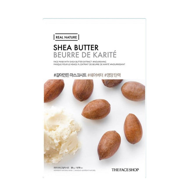 THEFACESHOP REAL NATURE MASK SHEET SHEA BUTTER.2017