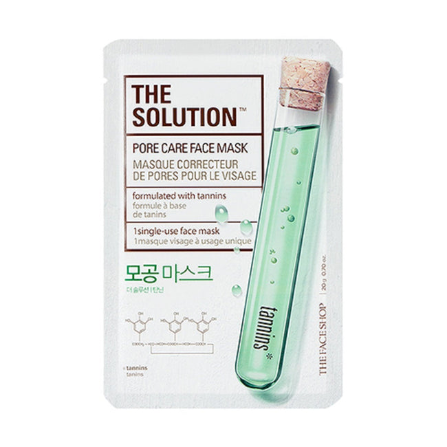 THEFACESHOP SOLUTION PORE CARE FACE MASK 2018